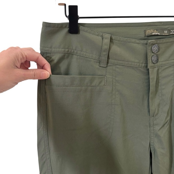 Prana Keeley Pant Forrest Green Size 10 - Picture 6 of 13